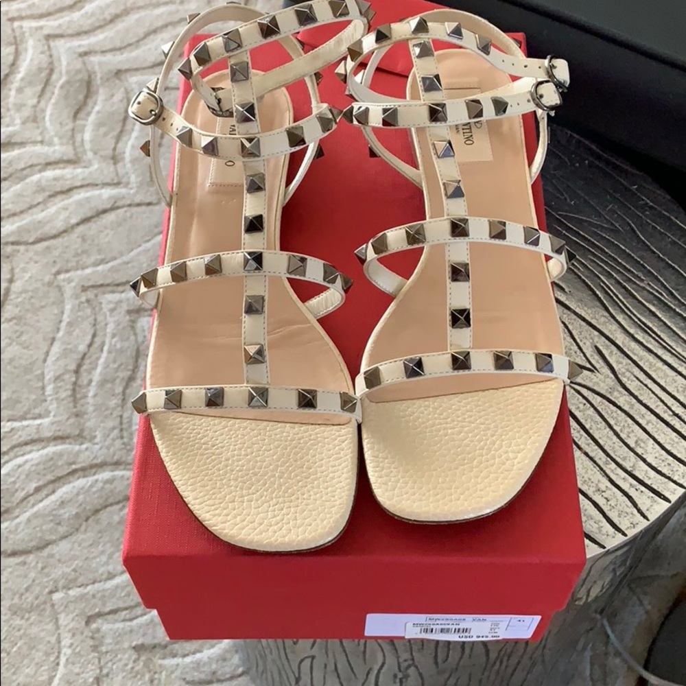 Valentino Rock Stud Cage Sandals